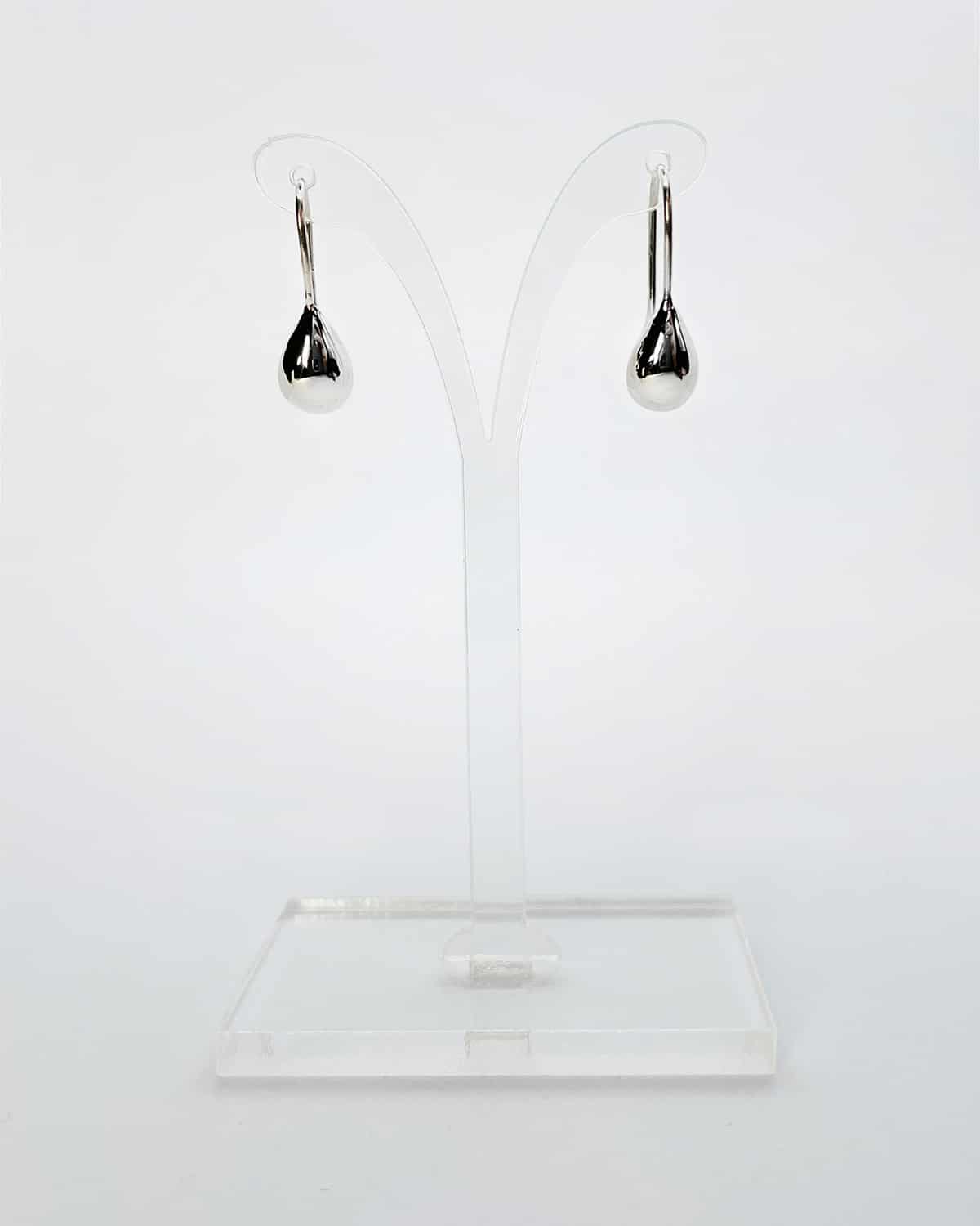 Sterling Silver Fixed Drop Earrings