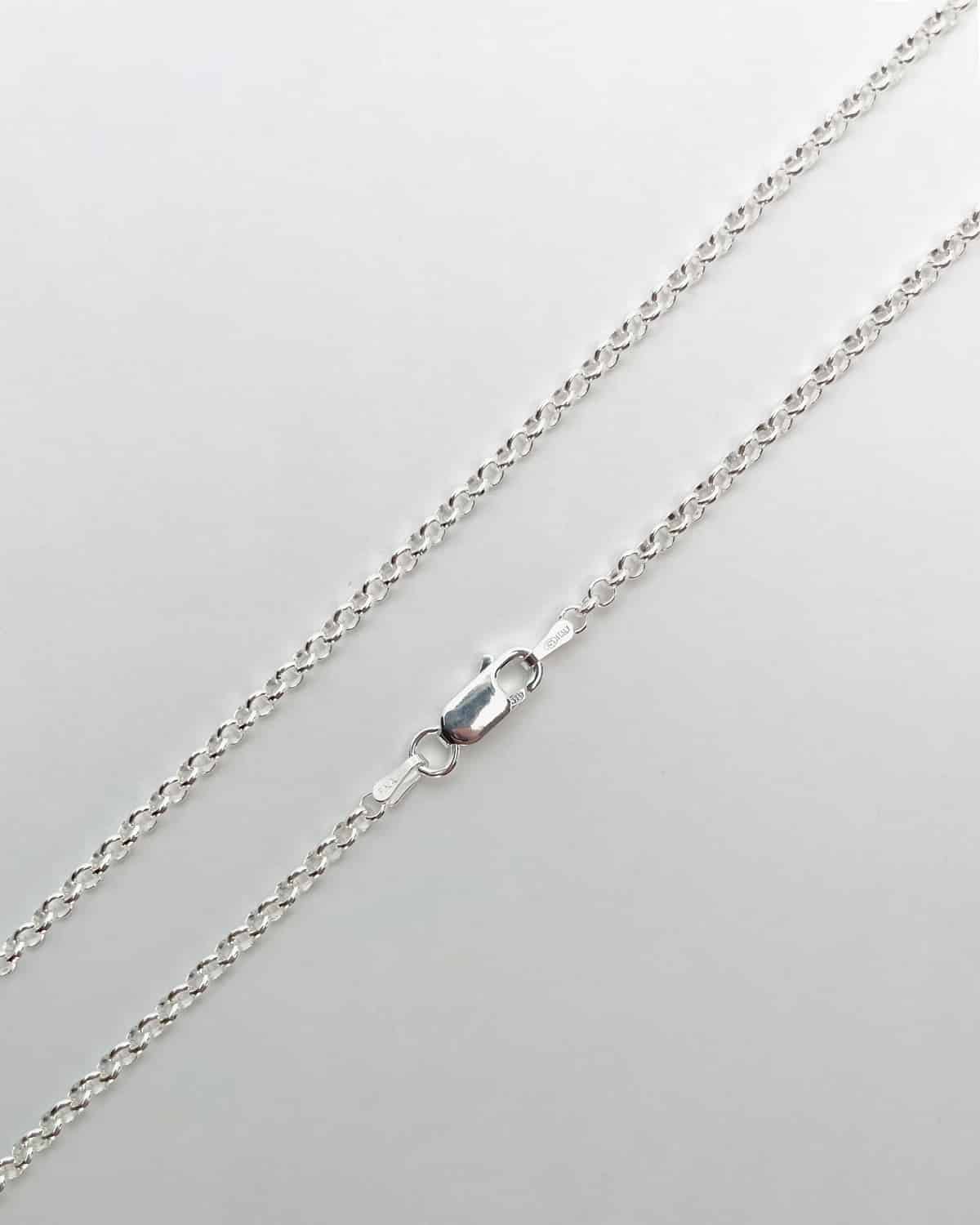 Sterling Silver 2.5mm Rolo Chain - Image 2